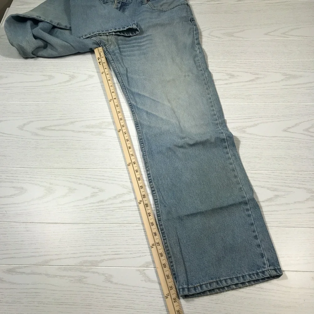 2 Pair of Levi's 505 Jeans Men 38x32 Blue Cotton Mid Rise Work School American